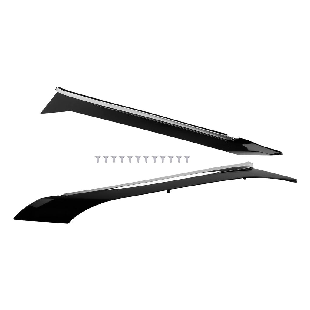 Pair Rear Body Molding Pillar Trim for Nissan Maxima (2016–2021) 78872-9DD0A