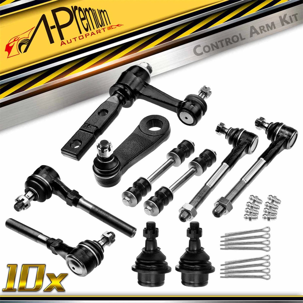 10x Front Ball Joint Tie Rod Sway Bar Link for Ford F-150 (1997–2003)