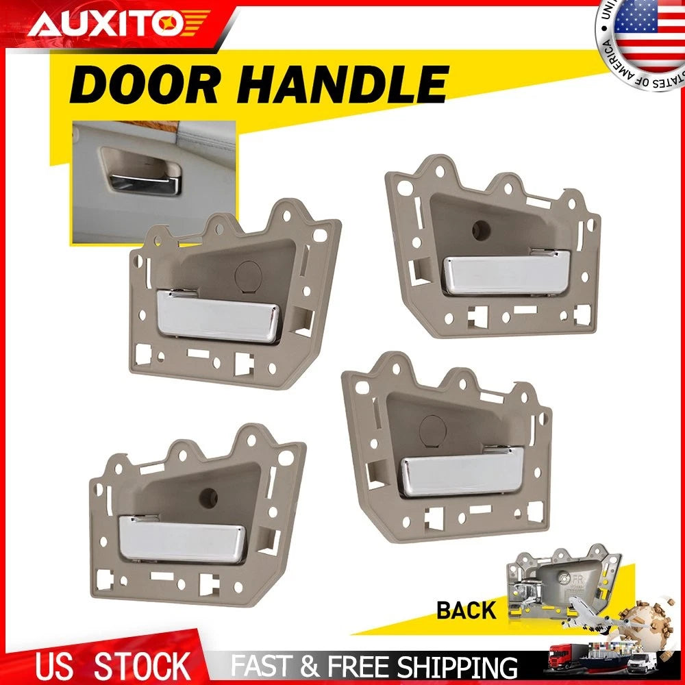 Set of 4 Beige Inside Door Handles for Jeep Grand Cherokee (2005–2010)