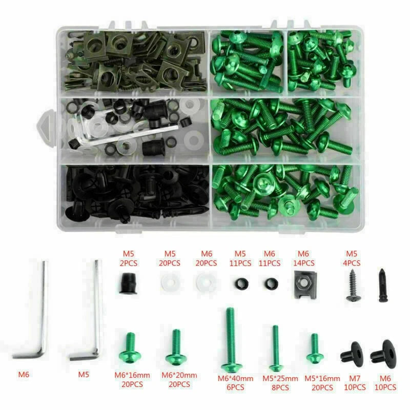 Fairing Bolt Kit for Honda CBR600RR CBR1000RR CBR1100XX (2003–2021)