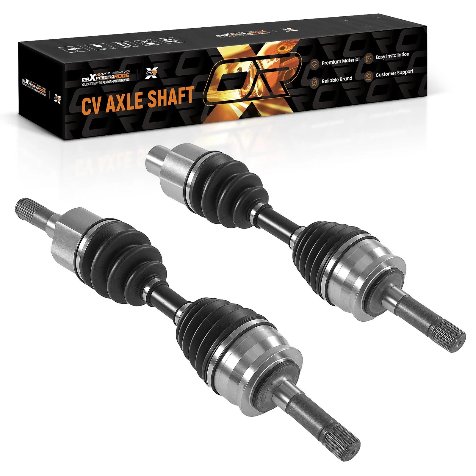 CV Axle Shaft Assembly Set of 2 for Ford Ranger V6 2000 (ZZP025410)