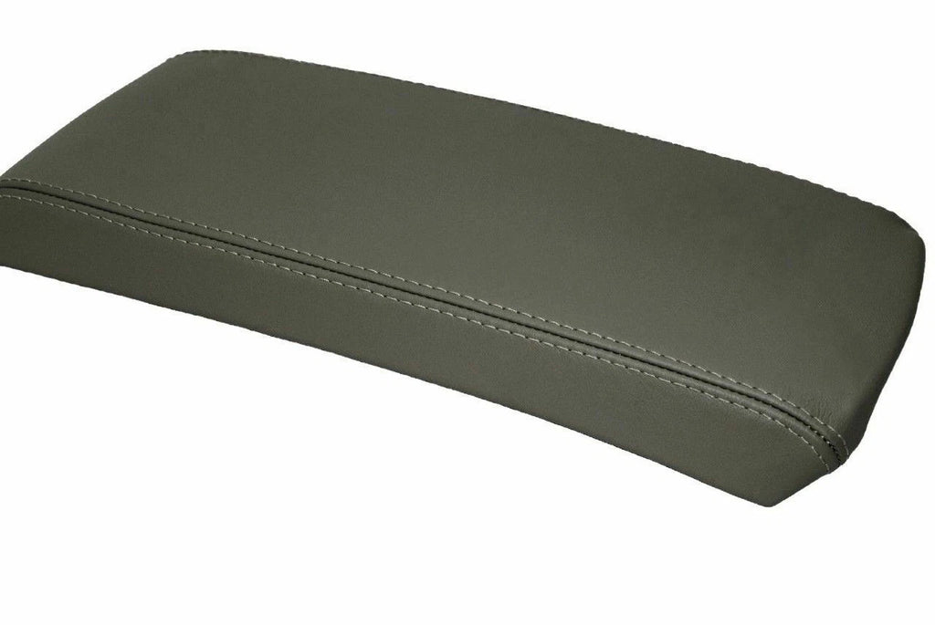 Leather Console Lid Armrest Cover for Nissan Altima (2007–2012) Gray
