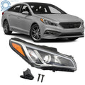 Halogen Headlight Assembly for Hyundai Sonata (2015–2017) Right Side