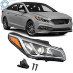 Halogen Headlight Assembly for Hyundai Sonata (2015–2017) Right Side