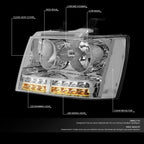 LED DRL Turn Signal Headlight Lamps for Tahoe Suburban (2007–2014)