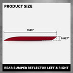 Set of 2 Rear Bumper Reflectors for Ford Mustang (2015–2017)