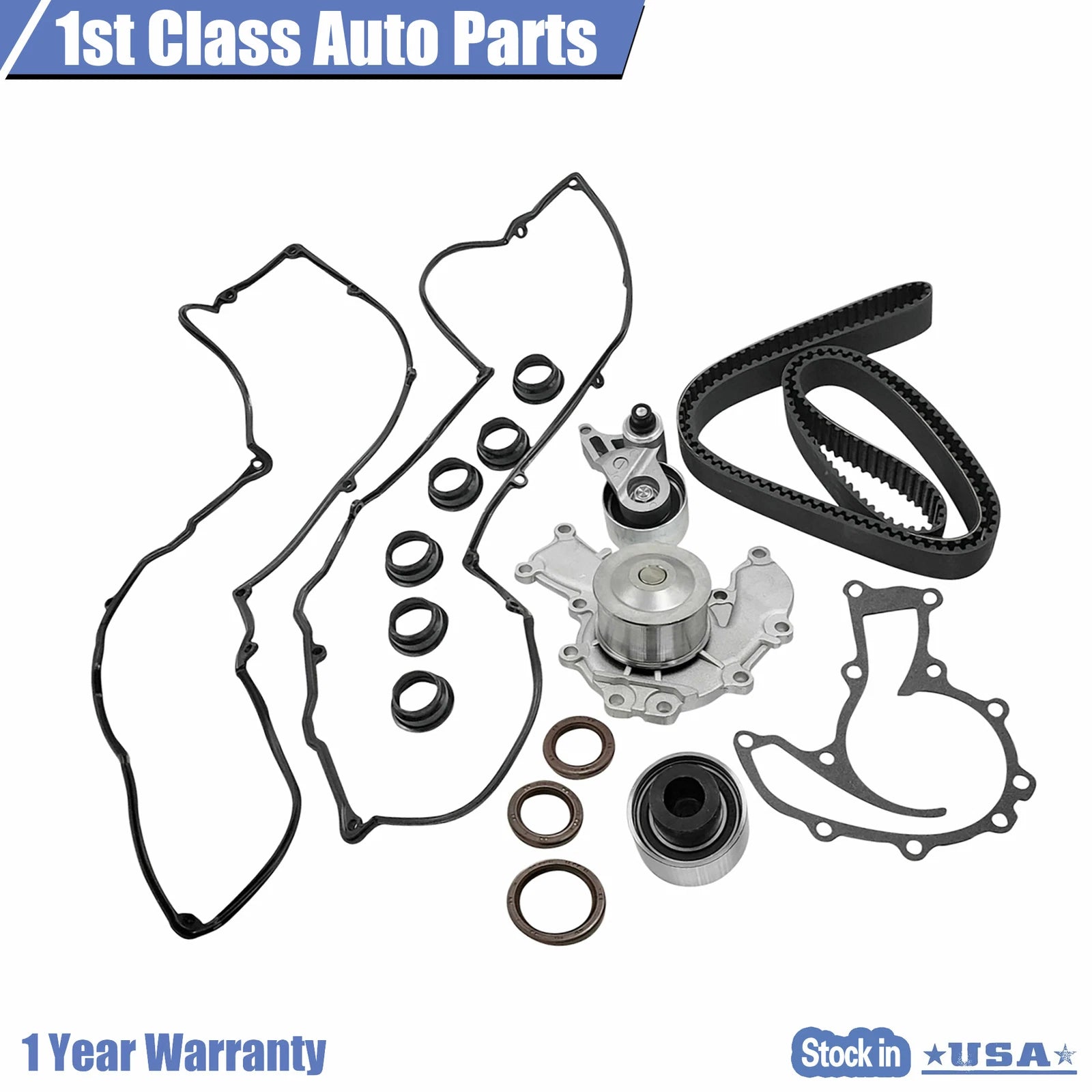 Timing Belt Set with Water Pump for Acura Honda Isuzu Rodeo Trooper (1991–2004)