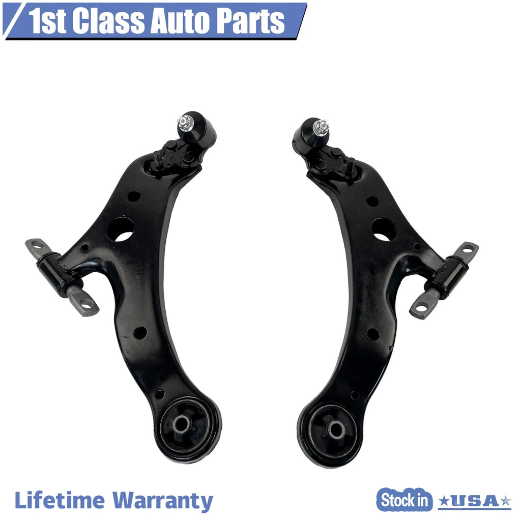 8X Front Lower Control Arm Ball Joint Tie Rod Kit for Toyota Sienna (2004-2010)