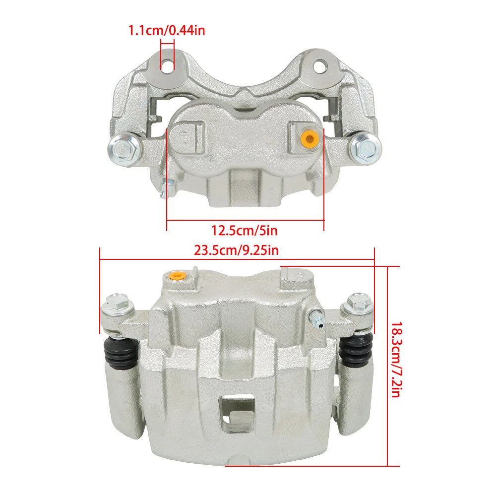 2X Front Brake Calipers with Bracket for Jeep Grand Cherokee (1999-2004)