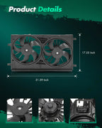 Radiator Cooling Fan for Jeep Compass (2007–2017) & Chrysler Sebring (2007–2010)