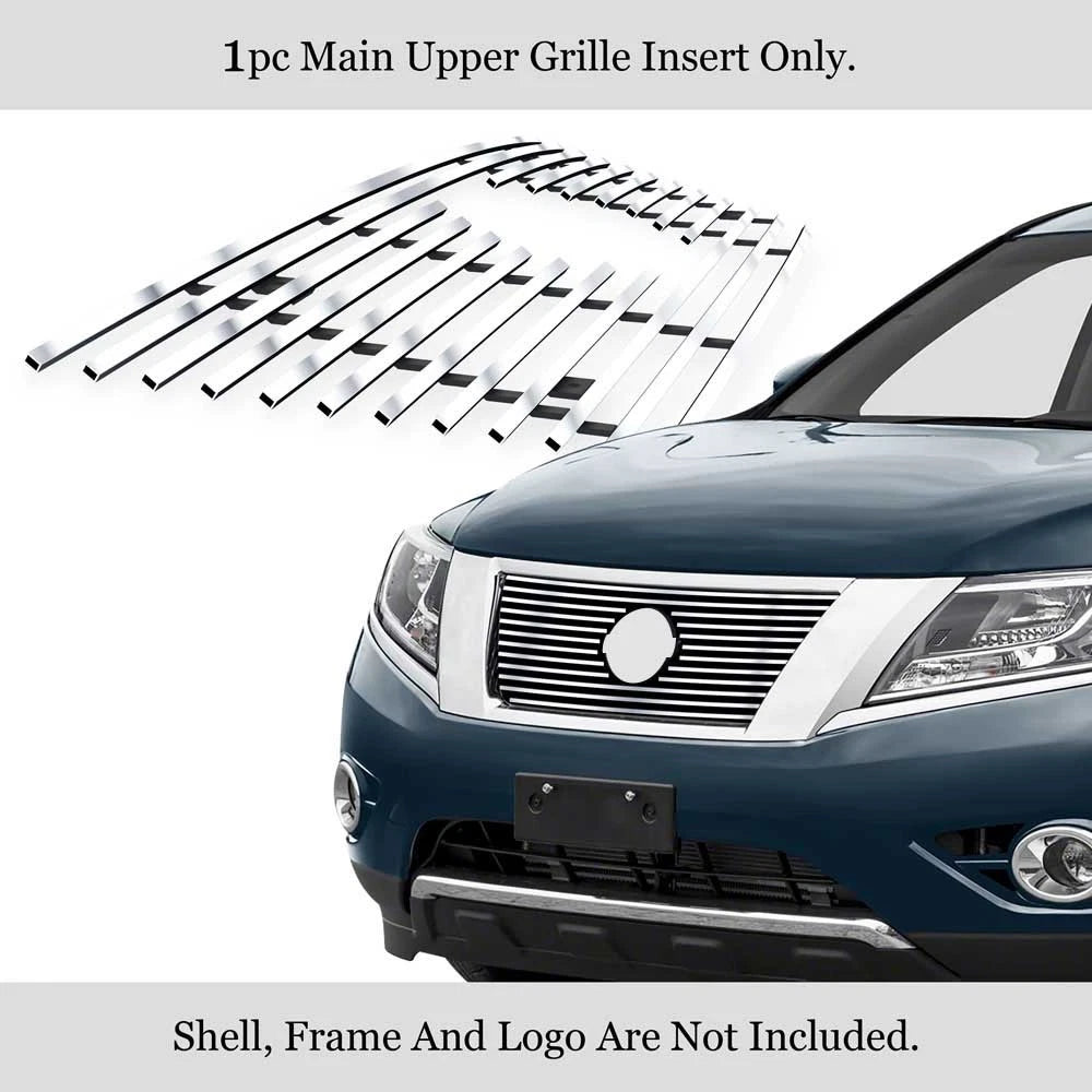 Stainless Chrome Billet Grille Insert for Nissan Pathfinder (2013-2016)