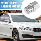 Set of 12 Wheel Screw Lock Lug Nuts for BMW (2014–2014) 724117718169