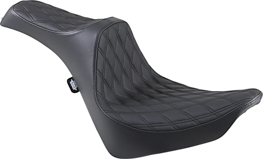 Predator III Seat for Harley-Davidson (2014–2023) - Double Diamond, Black Stitching