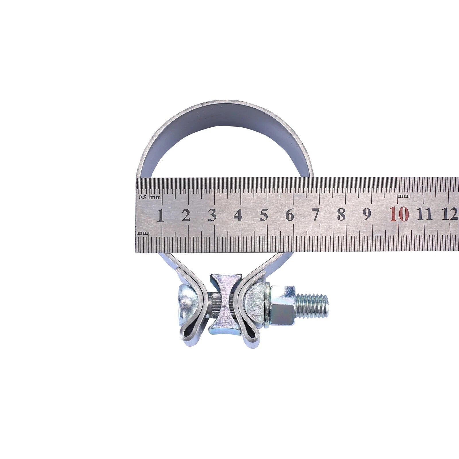 2Pcs 2.5” T409 Stainless Steel Exhaust Clamps for Universal Applications