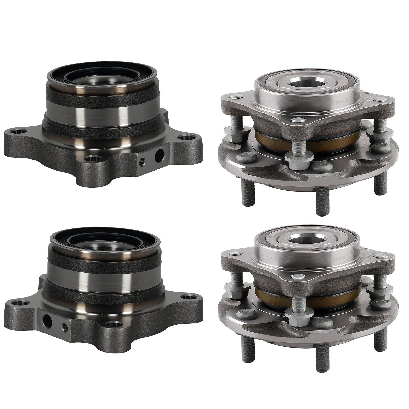 Front Rear Wheel Bearing Hub for Toyota 4Runner 4WD (2003–2016)