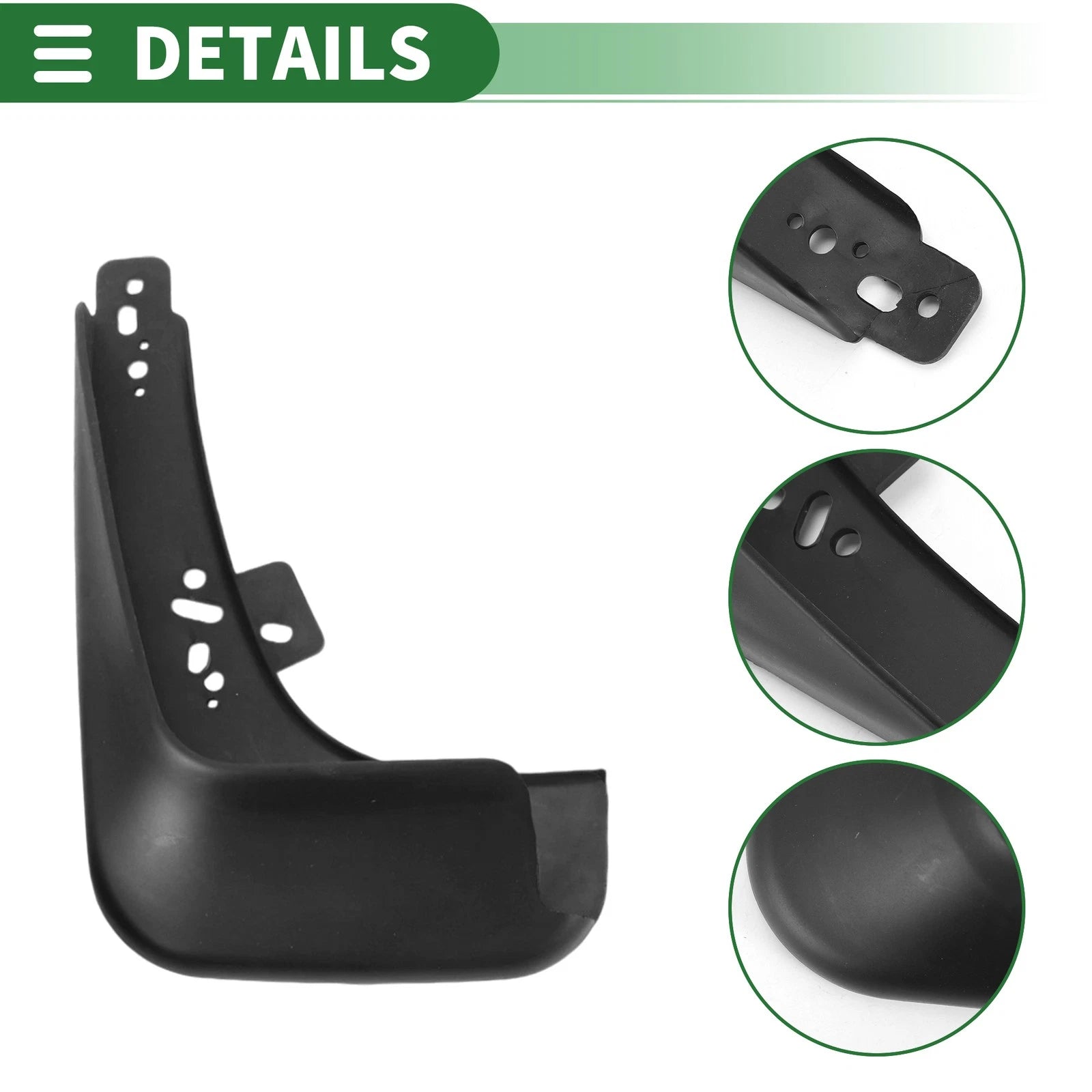 Mud Flaps Splash Guard for Chevrolet Aveo (2014–2016) W/ Mount Accessories