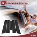 Door Pillar Window Trim for Chevrolet Sail (2015–2020) Black Left Right