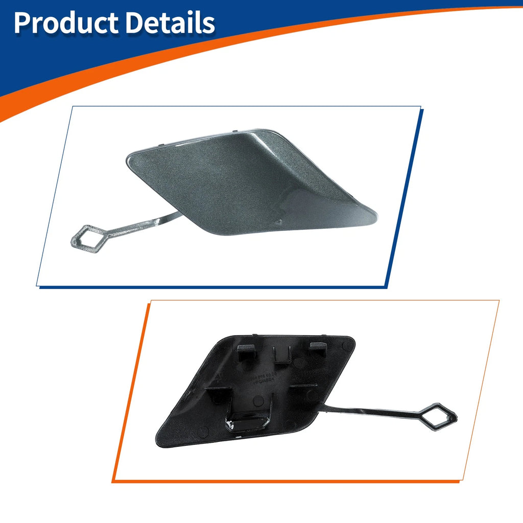 Tow Hook Cap for Mercedes-Benz C250 C350 (2012–2015) No.A2048850526 Grey