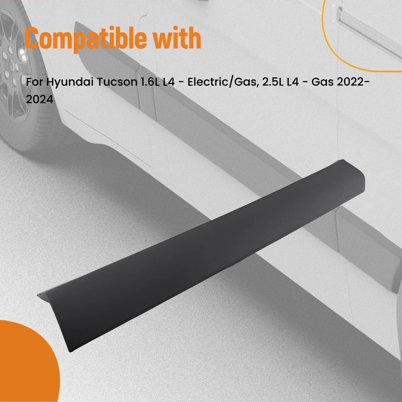 Front Lower Door Molding Right for Hyundai Tucson (2022–2024) 87732CW000
