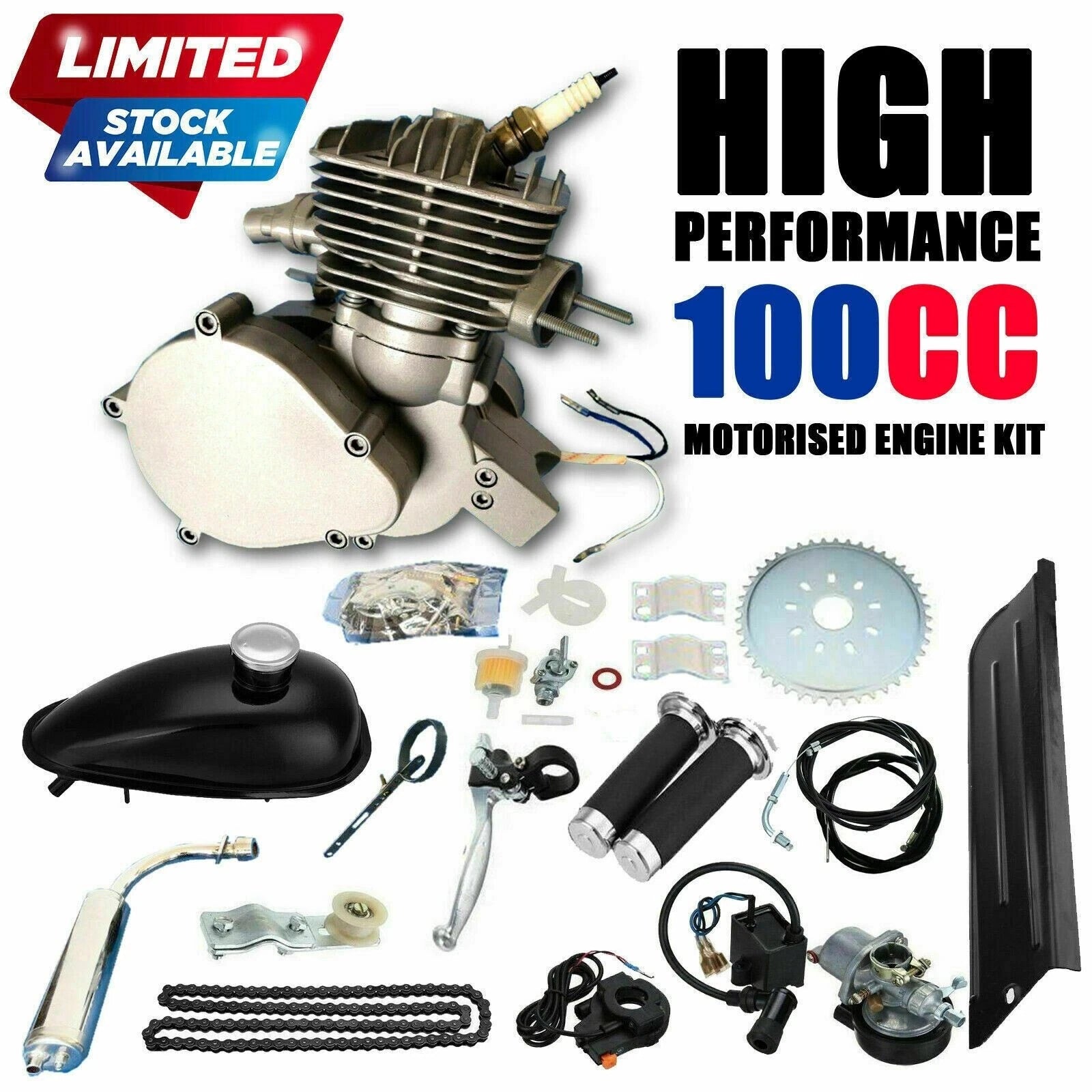 100cc Motorized Bicycle Engine Kit for Push Bike (HP)