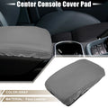 Center Console Armrest Cover Pad for Toyota Highlander (2008–2013) Faux Leather Gray