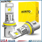 2X LED Headlight Bulbs for 9007 HB5 (6500K White)