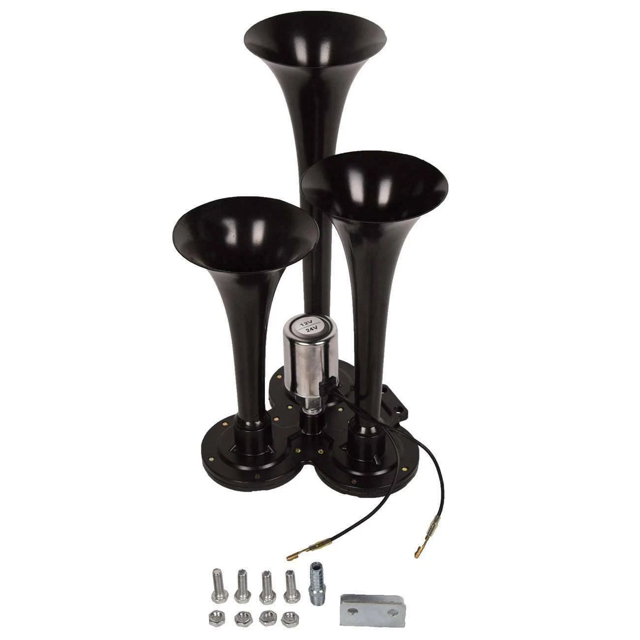 3 Trumpet Air Horn for Truck Car SUV (12V/24V)