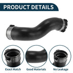 Radiator Hose & Intake Pipe for BMW 5 Series F07 (2009 - 2017) Black