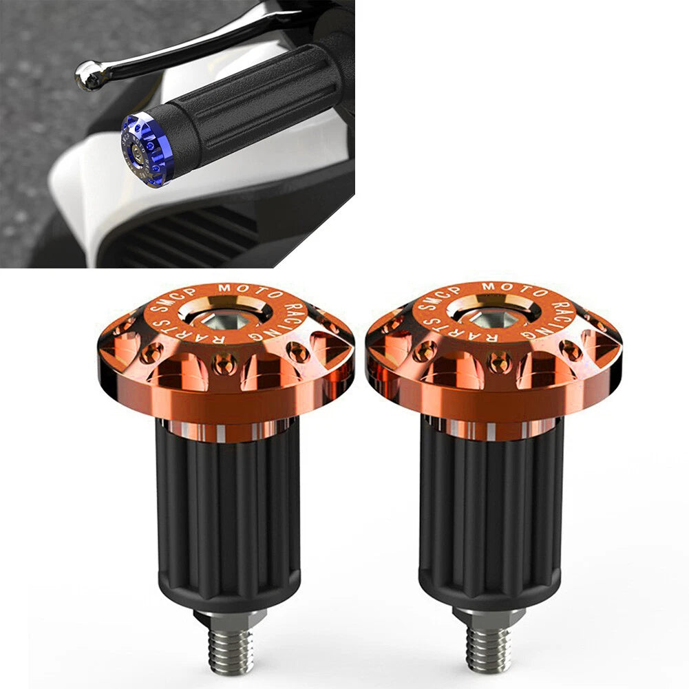 7/8" Handlebar Grips & End Cap Plugs for Motorcycle Dirt Bike
