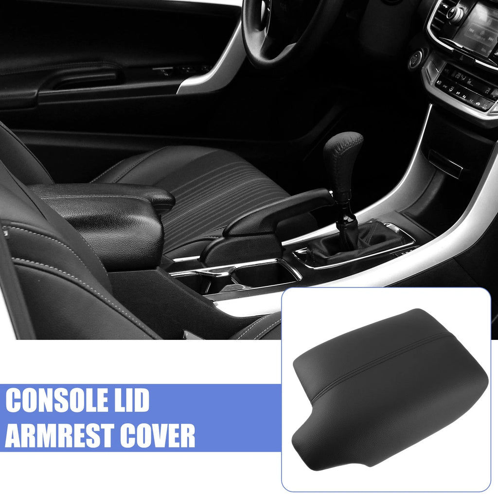 Armrest Cover Pad for Honda Accord (2015–2017) - Black Console Lid