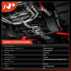 Front Catalytic Converter for Jeep Grand Cherokee WJ (2001-2004)
