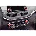 A/C Audio Switch Knob Ring Covers for Nissan Teana Altima (2019-2020) 4x Durable