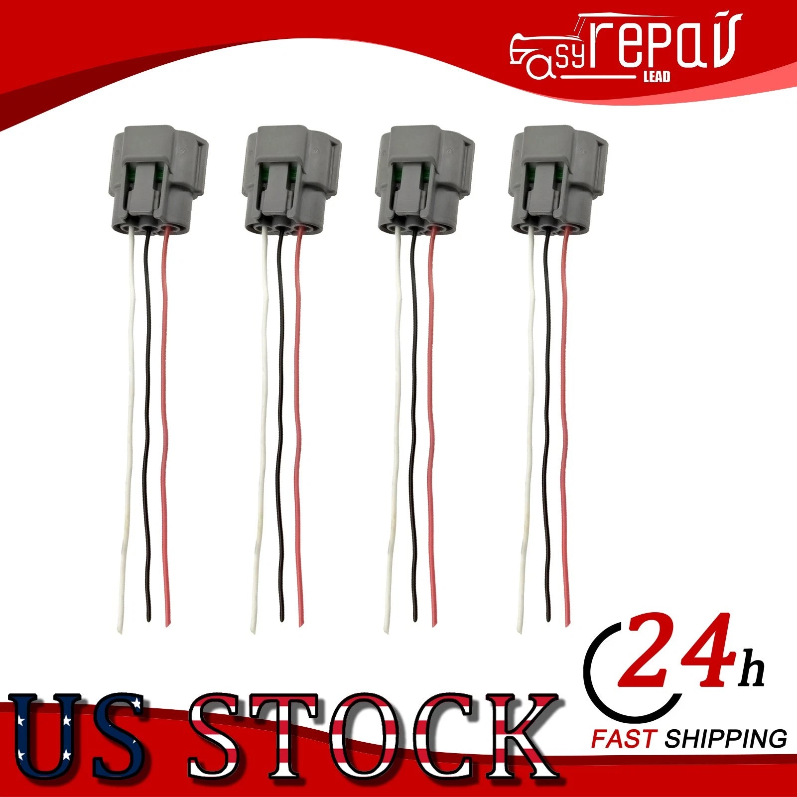 Set of 4 Ignition Coil Wiring Connectors for Mazda MX-5 Miata (2006–2015)