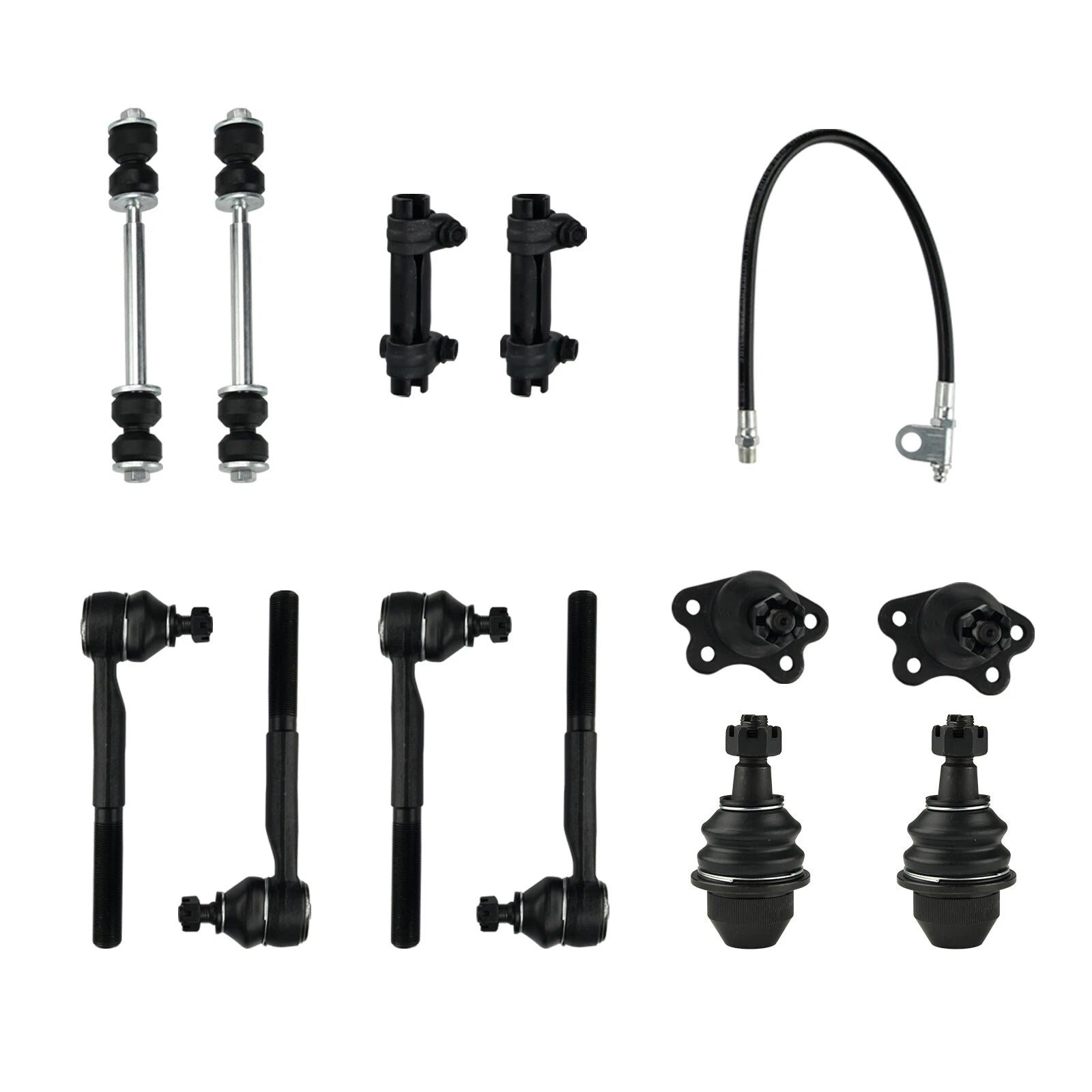 Front Complete Suspension Kit for Chevy K1500 K2500 Suburban Yukon Tahoe (2009–2014)