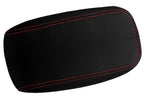 Leather Console Lid Armrest Cover for Hummer H3 (2005–2010) Red Stitch