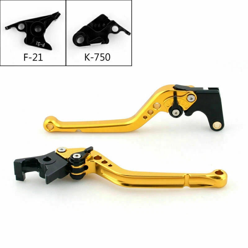 Long Brake Clutch Levers for Kawasaki Ninja 650R/ER-6F Z900 Z650 Versys (2017–2018)