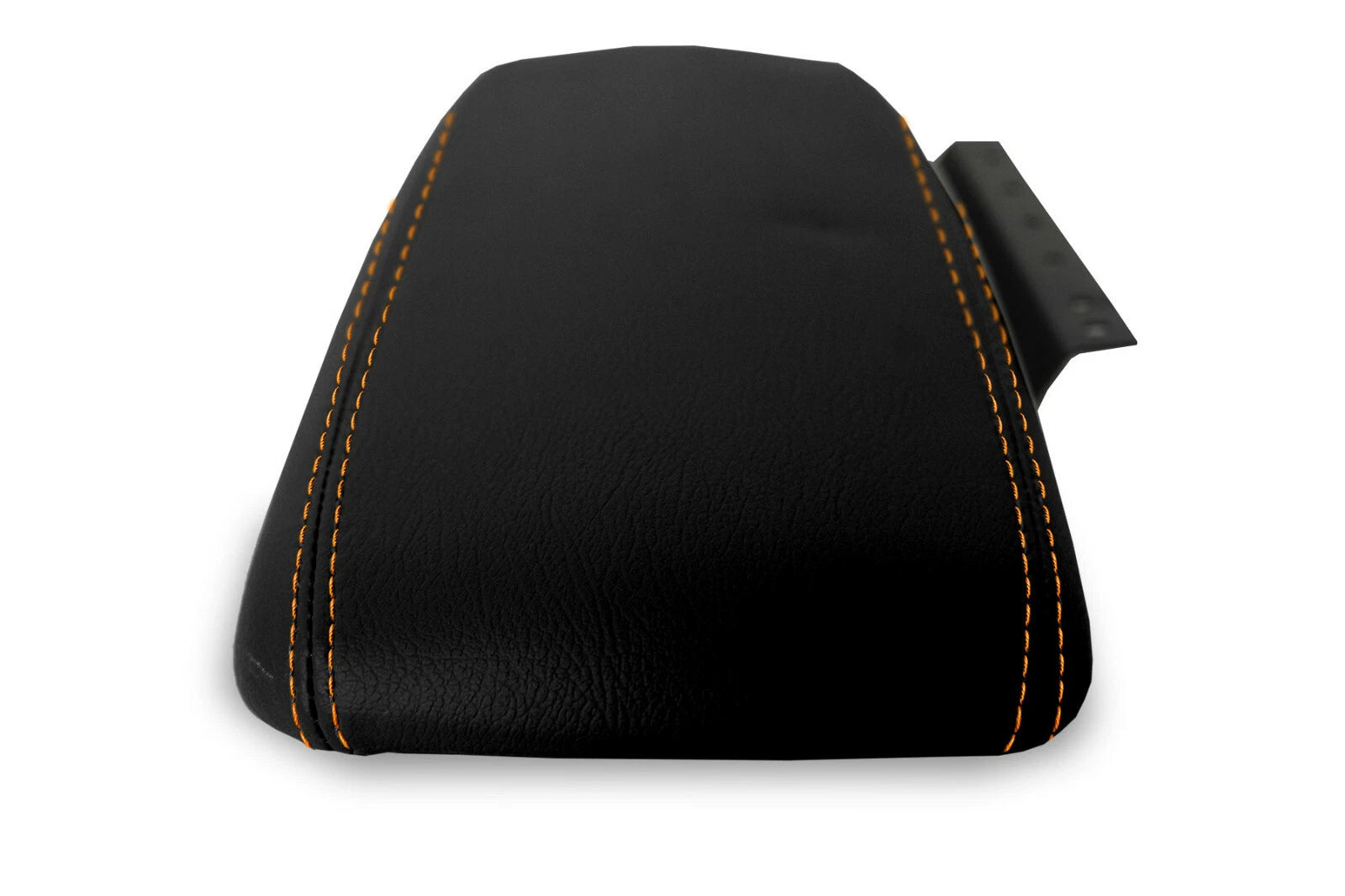 Leather Console Armrest Cover for Ford Crown Victoria (2003–2011) Orange Stitch