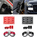 Tow Hook License Plate + Air Valve + Release Fastener for Audi A4 A5 S5 A7 (2011–2024)