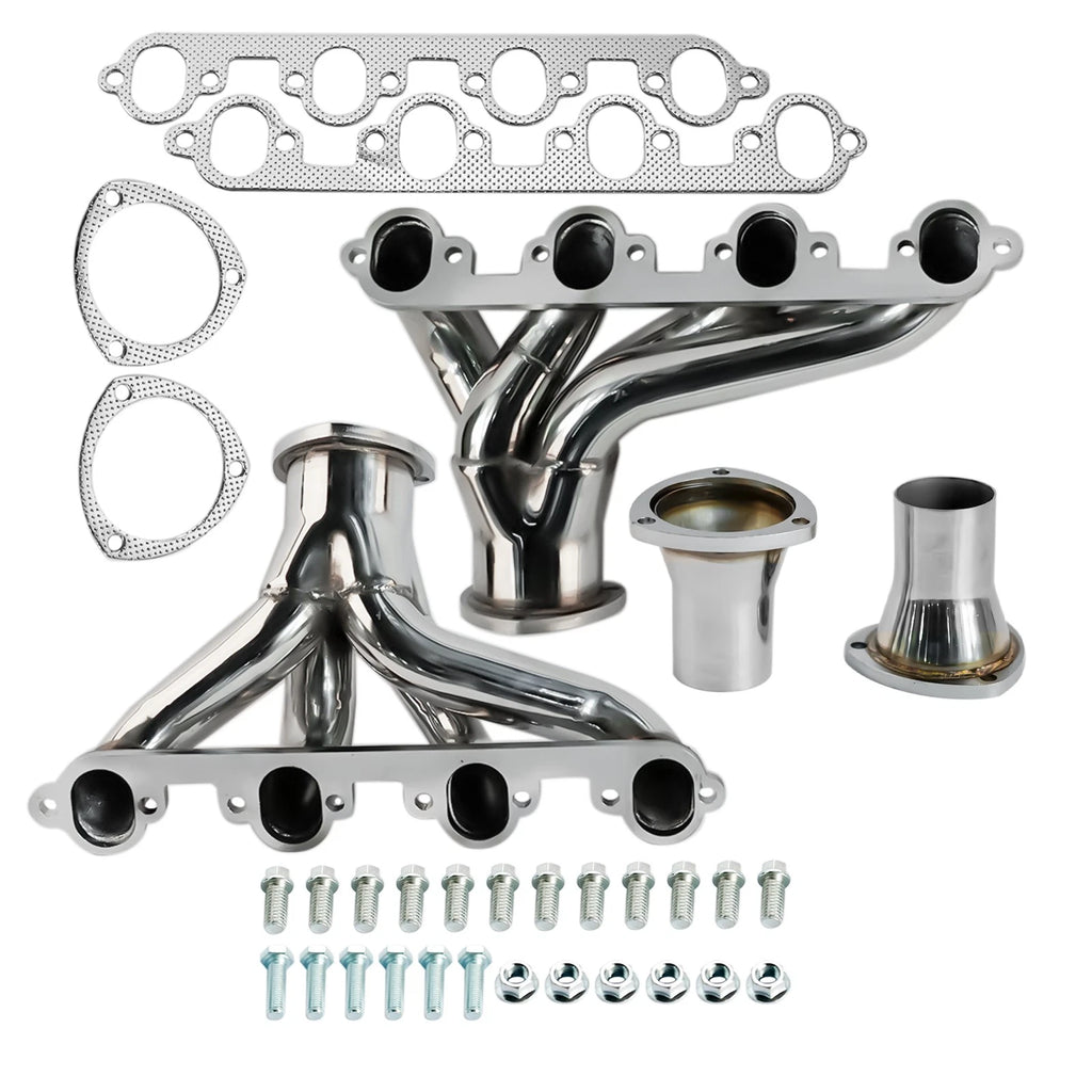 Stainless Shorty Hugger Manifold for Ford Big Block 429 460 (1968–1997)