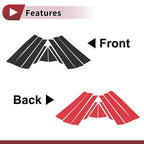 10 Pcs Door Pillar Window Trim for Volkswagen Touareg 