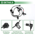 ABS Wheel Speed Sensor for Hyundai Elantra (No. 9568529500/5200159)