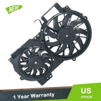 Dual Engine Radiator Cooling Fan Assembly 620-835 for Audi A6 V6 3.2L (2006–2011)