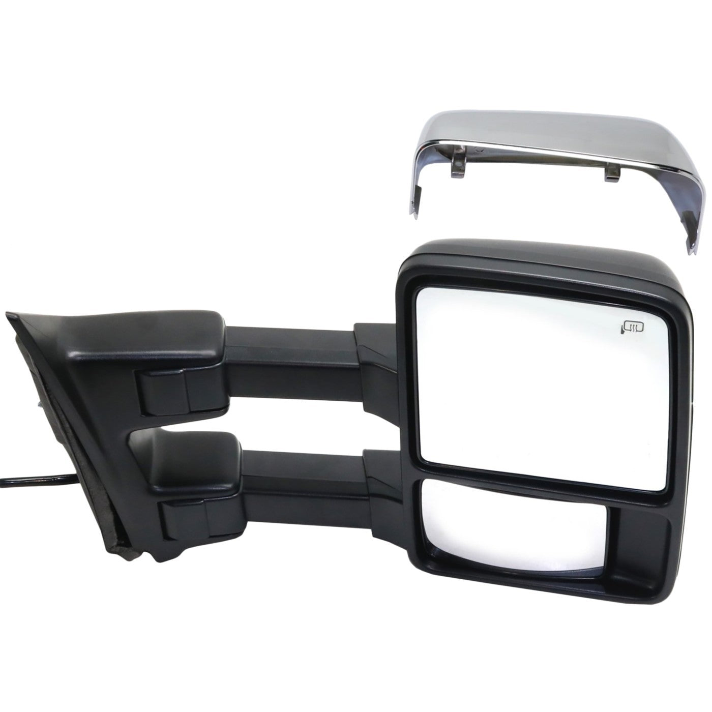 Tow Mirror for Ford F450 Super Duty (2011–2016) RH Power Fold Heated Memory