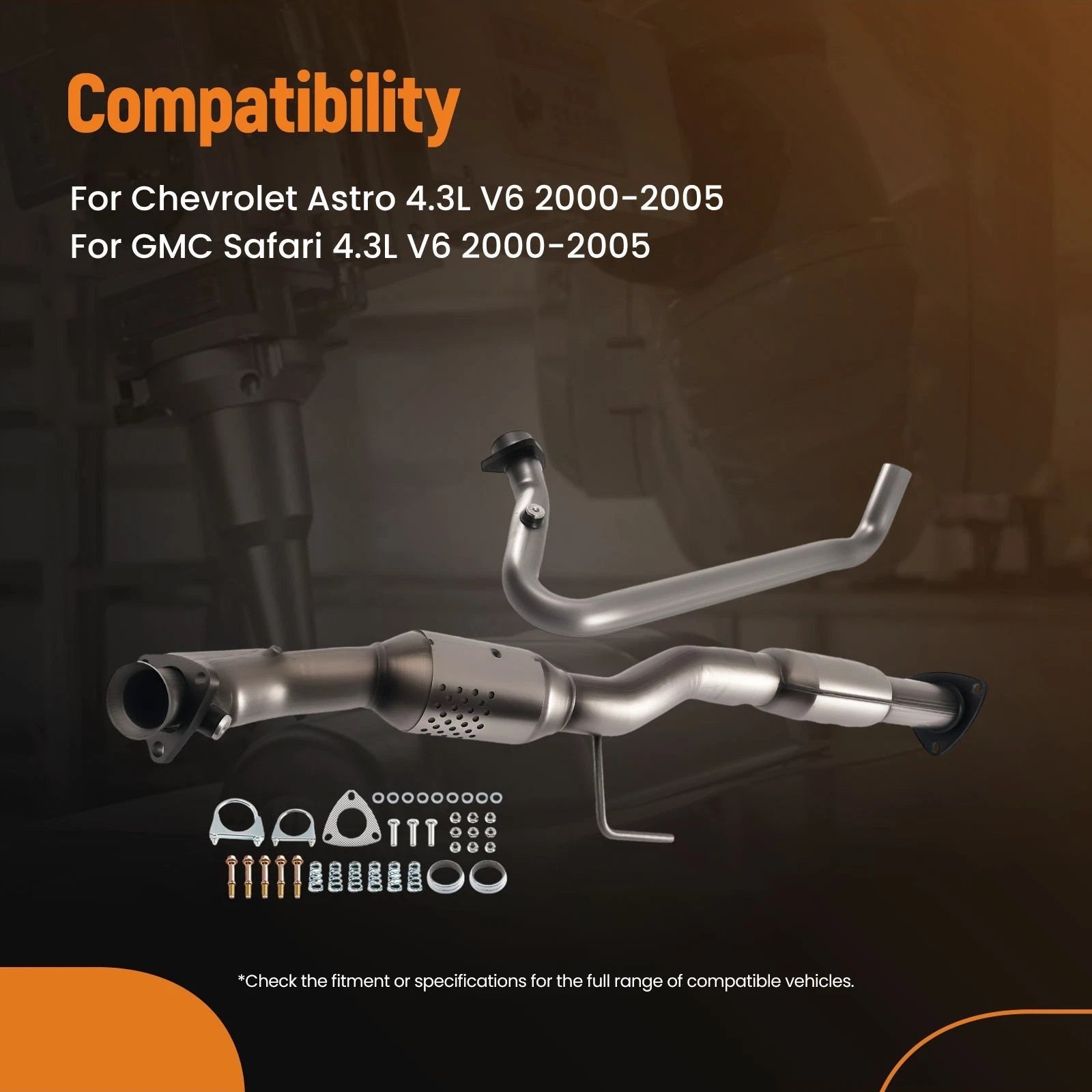 Catalytic Converter for Chevrolet Astro/GMC Safari 4.3L V6 (2000–2005)