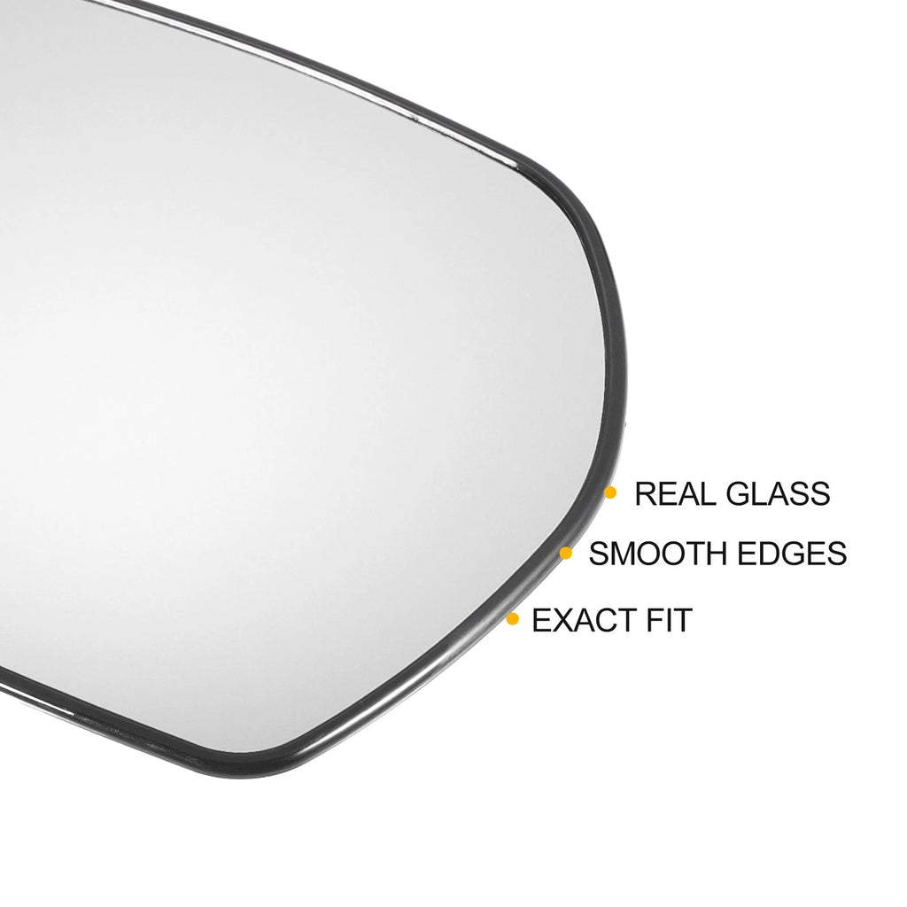 Pair Heated White Mirror Glass for Honda Odyssey (2010–2013)