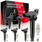 Ignition Coils & Spark Plugs for Toyota Highlander Camry Sienna Lexus RX400h (2001–2023)