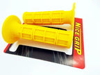Yellow Hand Grip Set for Suzuki RM80  - Left & Right Pair