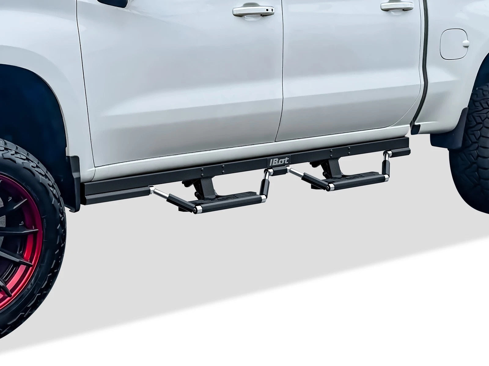 Power Drop Steps for Chevy Silverado GMC Sierra Crew Cab (2022-2026)