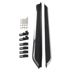 Set of 2 Black Side Running Boards for Lincoln Aviator (2020-2025)