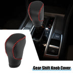 Gear Shift Lever Cover for Honda Civic 11th Gen 2022-2023 Black Faux Leather